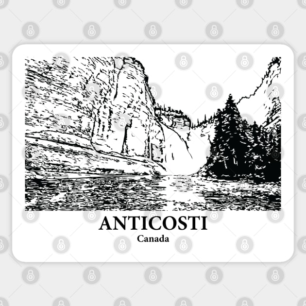 Anticosti - Canada Sticker by Lakeric